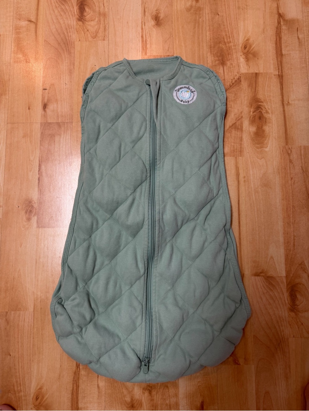 Dreamland Baby Dream Weighted Sleep Swaddle Sleep Sack 0-6M Sage Green